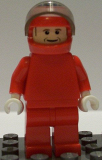 LEGO rac023 F1 Ferrari - R. Barrichello / F. Massa with Helmet Decorated - without Torso Stickers